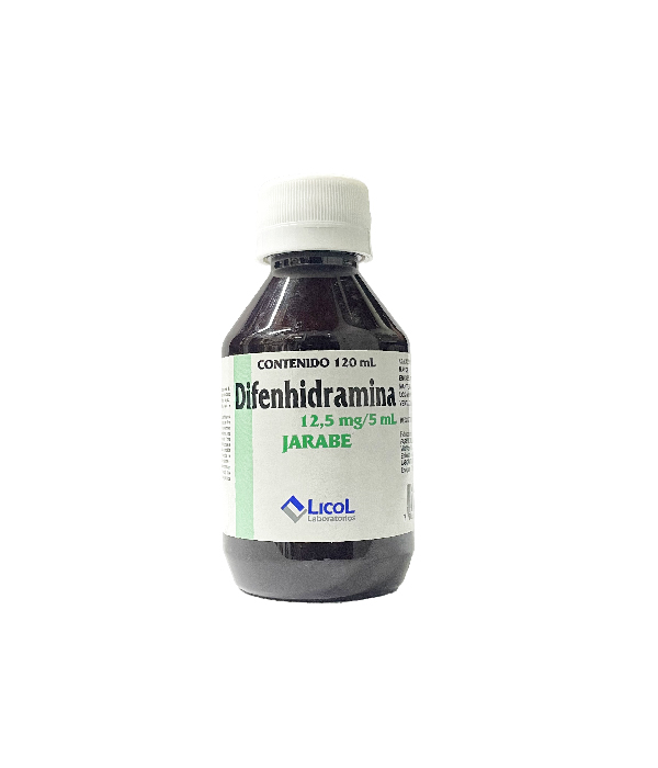 DIFENHIDRAMINA JARABE FRASCO X 120 ML